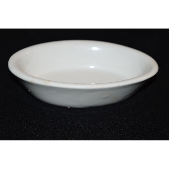 Vtg Homer Laughlin Oval Ironstone China Motel Soap Dish chunky - Picture 4 of 7